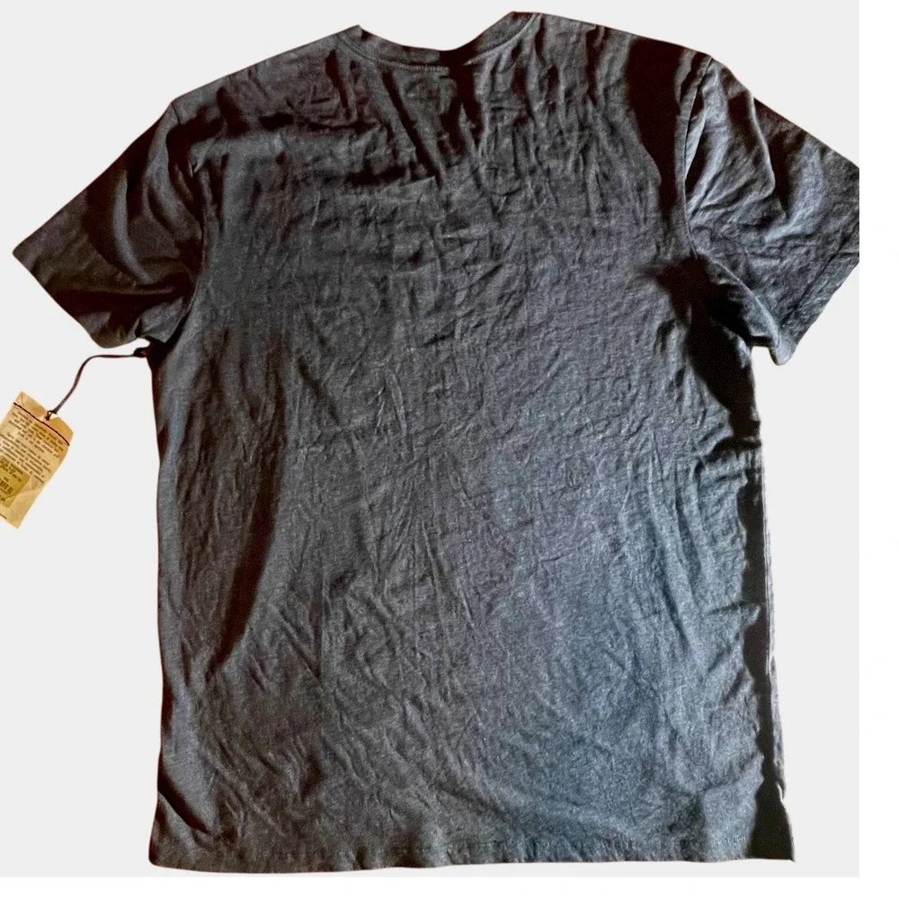 True‎ Religion Mens Black Cracked TRUE Graphic V-Neck T-Shirt XXL New NWT